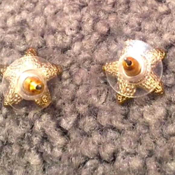 Betsey Johnson Mermaid's Tale Starfish Stud Earrings - Picture 3 of 4